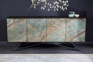BUFET LIVING, MOUNTAIN SOUL 175CM, LEMN DE SALCAM SI FURNIR DE PIATRA, ARTIM GROUP SELECTION