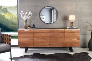 BUFET, ORGANIC ARTWORK 180CM, MDF SI LEMN MASIV/ METAL, DESIGN INDUSTRIAL, ARTIM GROUP SELECTION