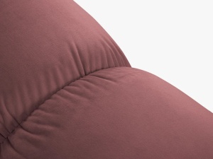 CANAPEA/COLTAR MODULAR BELLIS STANGA, 3 LOCURI, 282 CM, ROZ 63, TAPITERIE DIN CATIFEA, DESIGN DEOSEBIT - Img 7