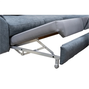 CANAPEA COPER, MODEL DREAPTA, GRI, DIN TEXTIL/STOFA, EXTENSIBIL, SPATIU DEPOZITARE, STIL MODERN, TK - Img 8