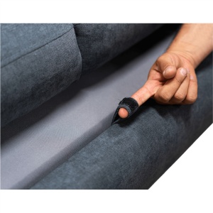 CANAPEA COPER, MODEL STANGA, GRI, DIN TEXTIL/STOFA, EXTENSIBIL, SPATIU DEPOZITARE, STIL MODERN, TK - Img 5