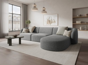 CANAPEA DE LUX, SHANE 266CM, DIN MATERIAL CHENILLE, DE CALITATE SUPERIOARA - Img 7