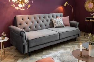 CANAPEA EXTENSIBILA, 220CM CATIFEA GRI, DESIGN MODERN, ARTIM GROUP SELECTION