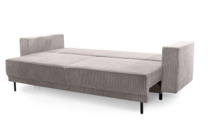 CANAPEA EXTENSIBILA ADELE BEJ GRUPA I, CONFECTIONATA DIN METAL, SPUMA POLIURETANICA SI TEXTIL, STIL MODERN - Img 3