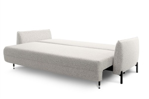 CANAPEA EXTENSIBILA AURORA, BEJ GRUPA IV, CONFECTIONATA DIN METAL, SPUMA POLIURETANICA SI TEXTIL, STIL MODERN - Img 3