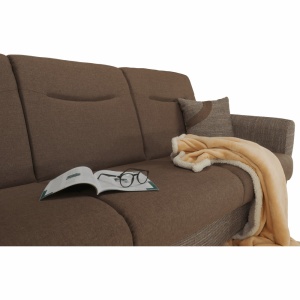 CANAPEA EXTENSIBILA CU 3 LOCURI MILO, MARO, DIN TEXTIL, STIL MODERN, TK - Img 2