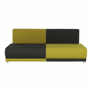 CANAPEA EXTENSIBILA SPIKER, GRI/VERDE, DIN TEXTIL, STIL MODERN, TK - Img 5