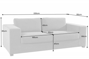 CANAPEA, LOUNGER 220CM, STRUCTURA DE LEMN SI STOFA, VERDE/NEGRU, COD 43758, MODEL DEOSEBIT - Img 8