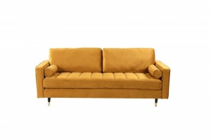 CANAPEA MODERNA DIN CATIFEA, 220CM, GALBEN MUSTAR, ARTIM GROUP SELECTION