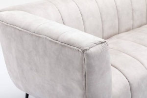 CANAPEA MODERNA, NOBLESSE 225CM, TEXTIL FIN, SAMPANIE/NEGRU, COD 43266, DESIGN EXCLUSIVIST - Img 3