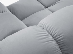CANAPEA MODULARA BELLIS, 2 LOCURI, 188 CM, ALBASTRU DESCHIS 80, TAPITERIE DIN CATIFEA, DESIGN DEOSEBIT - Img 7