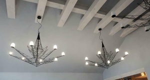 CANDELABRU ESTRELLA 150, NEGRU, DIN METAL, STIL MODERN, B2 - Img 6