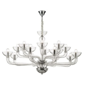 CANDELABRU EXTRAVAGANT CASANOVA SP16, TRANSPARENT, DESIGN MODERN, IDEAL LUX