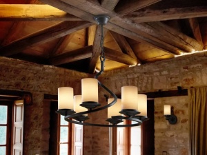 CANDELABRU LED CRISOL 616148 - DESIGN RUSTIC - SCHULLER