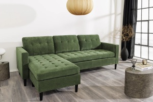 COLTAR 3 LOCURI, STOCKHOLM 220CM, STANGA/DREAPTA, CATIFEA RAIAT VERDE, ARTIM GROUP SELECTION