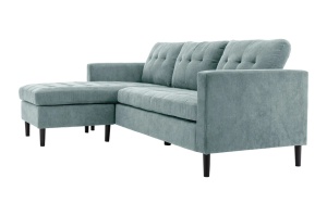 COLTAR 3 LOCURI, STOCKHOLM 220CM, STANGA/DREAPTA, MATERIAL CATIFEA BLUE, ARTIM GROUP SELECTION - Img 5