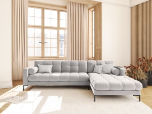COLTAR CONFORTABIL BALI 293CM, TAPITERIE DIN CATIFEA, ARGINTIU BLU03, DREAPTA, STIL MODERN, ARTIM GROUP SELECTION