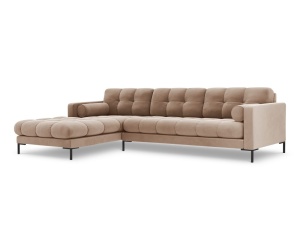 COLTAR CONFORTABIL BALI 293CM, TAPITERIE DIN CATIFEA, BEIGE BLU 28, STANGA, STIL MODERN, ARTIM GROUP SELECTION - Img 3