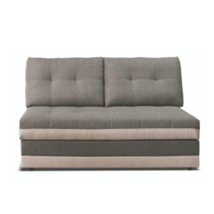 COLTAR CU 2 LOCURI RUBA 2PL BB, GRI INCHIS SI CREM, DIN TEXTIL INARI, (IxAxh): 135x98x83 cm, STIL MODERN, TK - Img 1