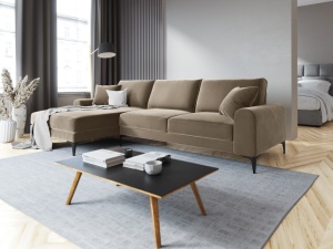 COLTAR ELEGANT STANGA 254CM, MADARA 5 LOCURI, DIVERSE CULORI, MATERIAL CATIFEA, ARTIM GROUP COLLECTION - Img 24