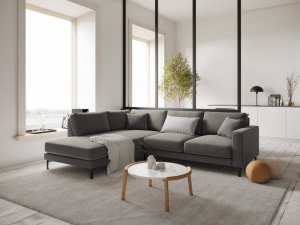 COLTAR ELEGANT STANGA 254CM, VENUS 5 LOCURI, DIVERSE CULORI, MATERIAL CATIFEA, ARTIM GROUP COLLECTION