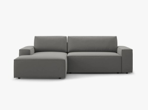 COLTAR EXTENSIBIL JODIE, STANGA, 3 LOCURI, 246 CM, DIVERSE CULORI SI MATERIALE, DESIGN DEOSEBIT - Img 2