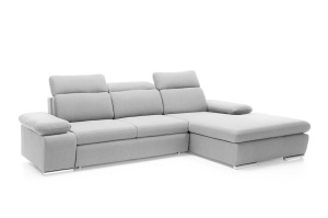 COLTAR EXTENSIBIL NONA M, GRI GRUPA I, CONFECTIONAT DIN SPUMA POLIURETANICA, METAL SI TEXTIL, STIL MODERN