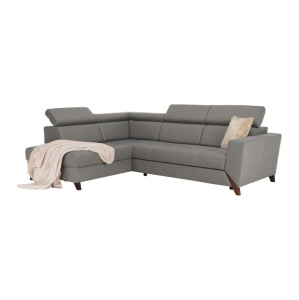 COLTAR KONKORD, MODEL STANGA, GRI SI MARO DESCHIS/NUC, DIN TEXTIL, EXTENSIBIL, SPATIU DEPOZITARE, STIL MODERN, TK - Img 6