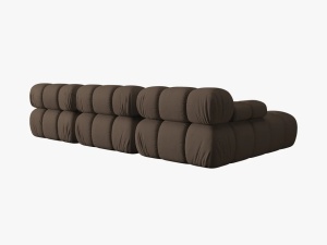 COLTAR MODULAR BELLIS, STANGA, 3 LOCURI, 285 CM, MARO 40, TAPITERIE DIN CATIFEA 3D, DESIGN DEOSEBIT - Img 6