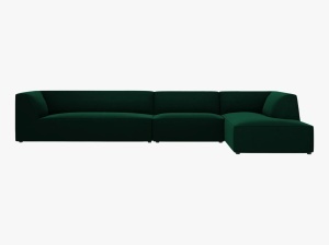 COLTAR MODULAR RUBY, DREAPTA, 5 LOCURI, 366 CM, DIVERSE CULORI SI MATERIALE, DESIGN DEOSEBIT - Img 22