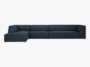 COLTAR MODULAR RUBY, STANGA, 5 LOCURI, 366 CM, DIVERSE CULORI SI MATERIALE, DESIGN DEOSEBIT - Img 15