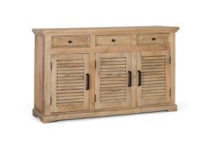 COMODA/BUFET 150CM, NATUR, DIN LEMN DE MANGO, GINER Y COLOMER - Img 3
