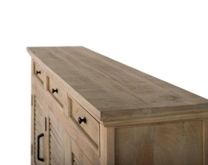 COMODA/BUFET 150CM, NATUR, DIN LEMN DE MANGO, GINER Y COLOMER - Img 5