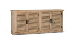 COMODA/BUFET 200CM, NATUR, DIN LEMN DE MANGO, GINER Y COLOMER - Img 3
