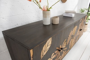 COMODA CU MOTIVE FLORALE 160CM, JUNGLE MANGO, DESIGN MODERN, ARTIM GROUP SELECTION - Img 4