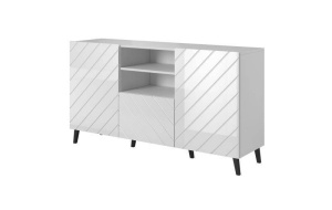 COMODA ELEGANTA, ABETTO 150CM, DIN PLACI LAMINATE SI MDF, DESIGN MODERN - Img 3