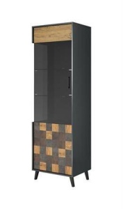 COMODA LIVING SOUL 1D, ANTRACIT, DESIGN MODERN CM