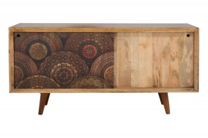 COMODA MANDALA, MANGO 160CM, COD 38729, DESIGN MODERN ORIENTAL - Img 7