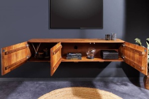 COMODA TV 160CM, VULCANO, DIN LEMN MASIV DE MANGO, ASPECT 3D, ARTIM GROUP SELECTION - Img 3