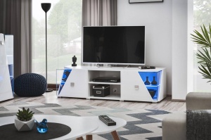 COMODA TV CU LED EDGE, WW EE RTV, STIL MODERN, ASM - Img 1