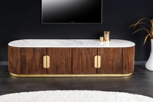 COMODA TV, GATSBY 170CM, DIN LEMN DE MANGO SI BLAT DIN MARMURA, ARTIM GROUP SELECTION