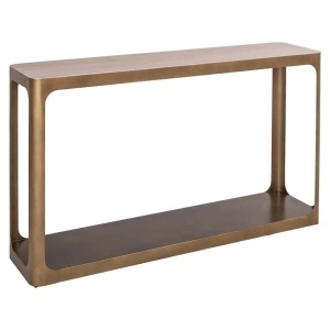 CONSOLA CLARIDGE 213816, CONFECTIONATA DIN METAL, CERAMICA SI STICLA, CULOAREA BEJ/NISIPIU/NEGRU, STIL MODERN