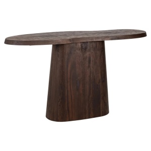 CONSOLA ODILE MARO INCHIS, 8551, CONFECTIONATA DIN LEMN DE MANGO, STIL MODERN