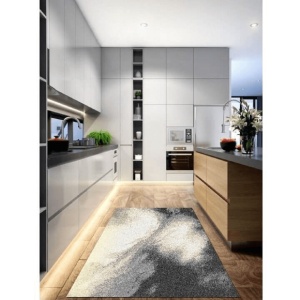 Covor 133x190 cm, alb/maro/negru, TOCAR, 0000206743 - Img 7
