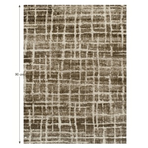 Covor 57x90 cm, bej/maro, STELLAN, 0000193347