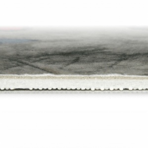 Covor 80x200 cm, albastru/crem, PARLIN, 0000203341 - Img 3