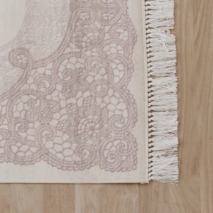 Covor 80x200 cm, crem, LARIMER, 0000203325 - Img 4