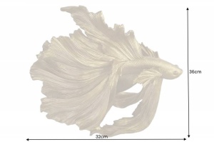 DECORATIUNE, FISH CROWNTAIL 35CM, COD 43172, POLIRASINA, DIVERSE NUANTE - Img 6