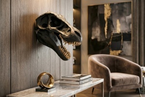 DECORATIUNE T-REX 35CM, DIN POLIRASINA, CULOARE NEAGRA, ARTIM GROUP SELECTION