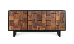 DULAP LIVING 160CM, COD 2279, LEMN DE MANGO, GINER Y COLOMER, STIL MODERN